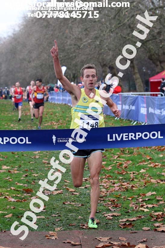 Senior mens British Athletics Liverpool Cross Challenge, Sefton Park, Liverpool. Photo:  David T. Hewitson/Sports for All Pics
